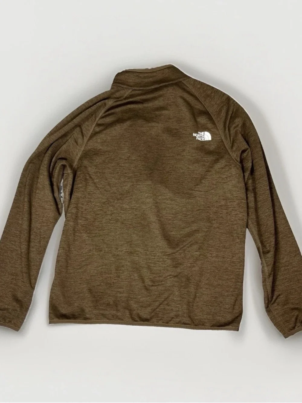 The North Face Olive Heather Quarter-Zip Pullover